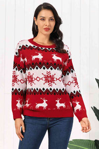 Reindeer and Snow Sweater