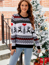 Reindeer Christmas Tree Sweater