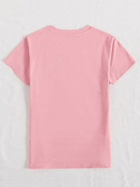 HAPPY EASTER Round Neck Short Sleeve T-Shirt