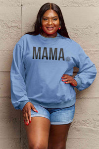 Full Size MAMA Graphic Long Sleeve Sweatshirt