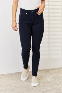 Full Size Garment Dyed Tummy Control Skinny Jeans