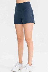 Sport Short | Wide Waistband Air Force Blue w/ Pockets