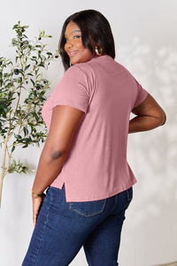 Full Size Round Neck Short Sleeve T-Shirt