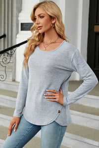 Round Neck Long Sleeve T-Shirt