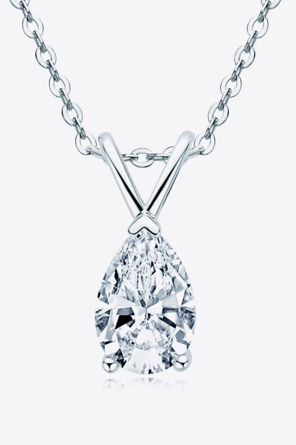 1.5 Carat Moissanite Pendant Necklace